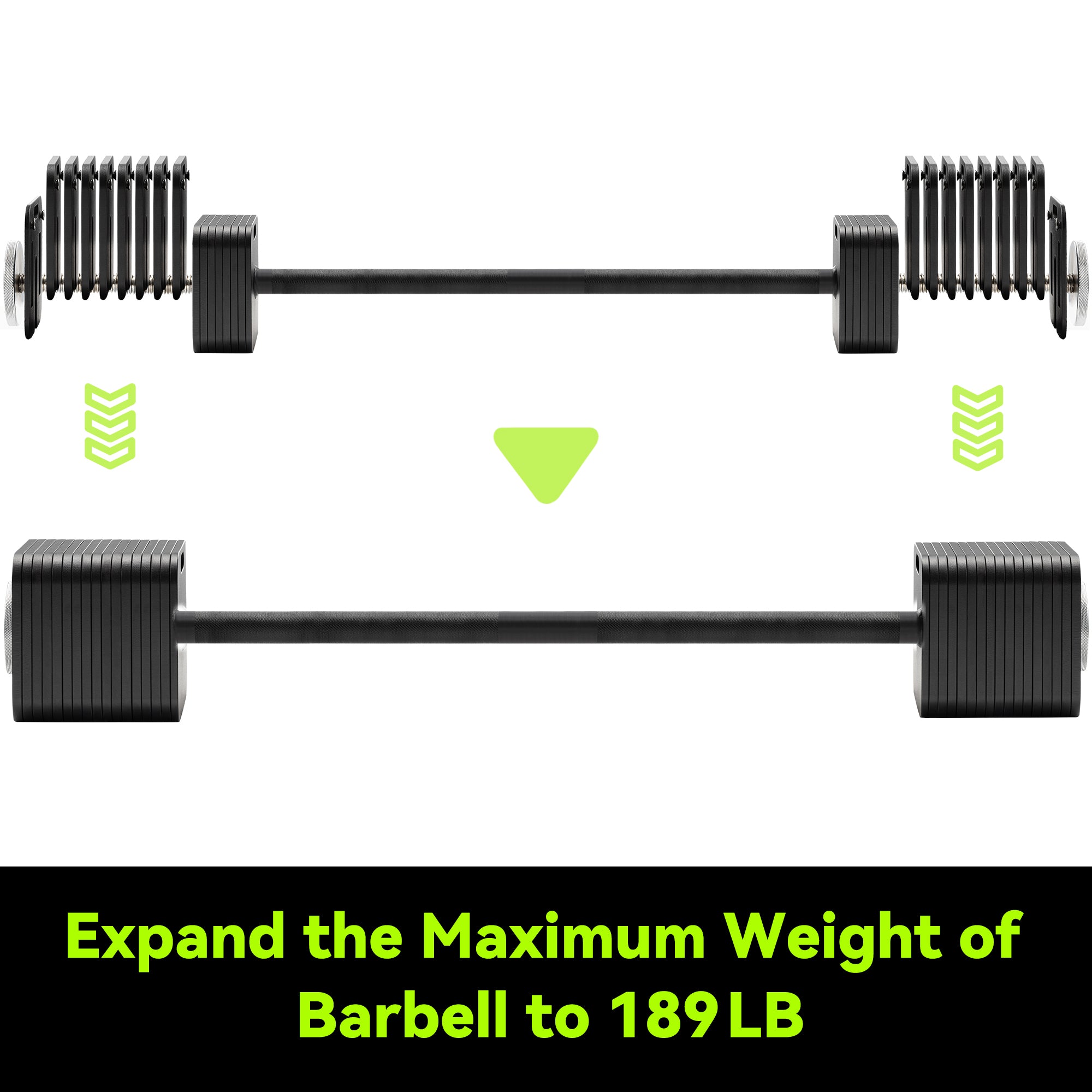 Eisenlink Square Barbell set(Includes long screw x2)【used-good】