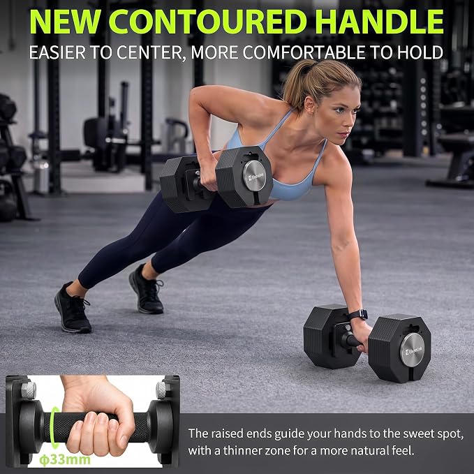 Adjustable Dumbbells, 12.5-30/50/80/90lb, 2.5pound Increments