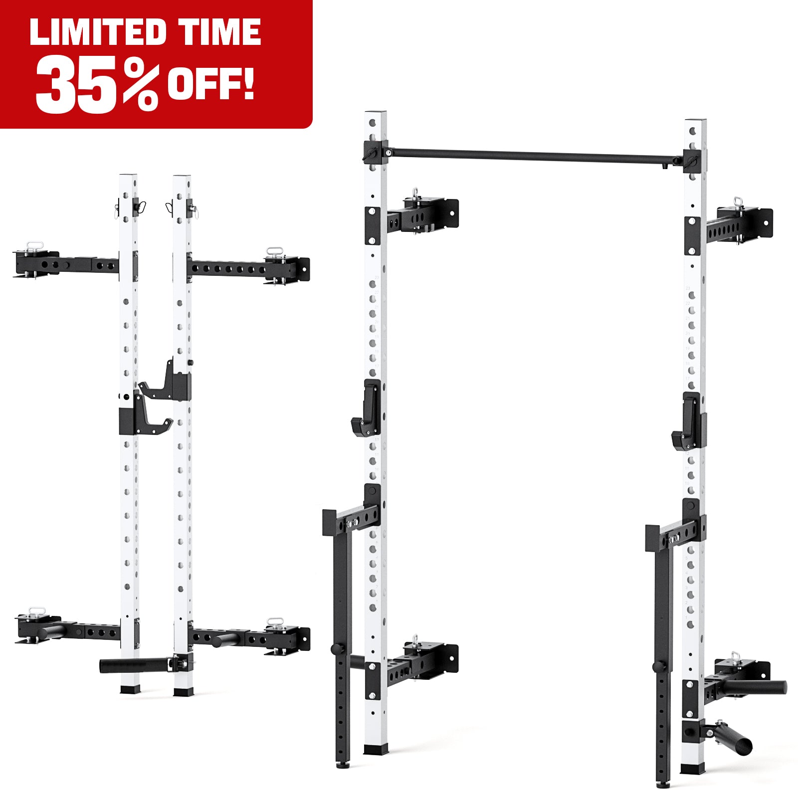 Folding Wall Mounted Squat Rack