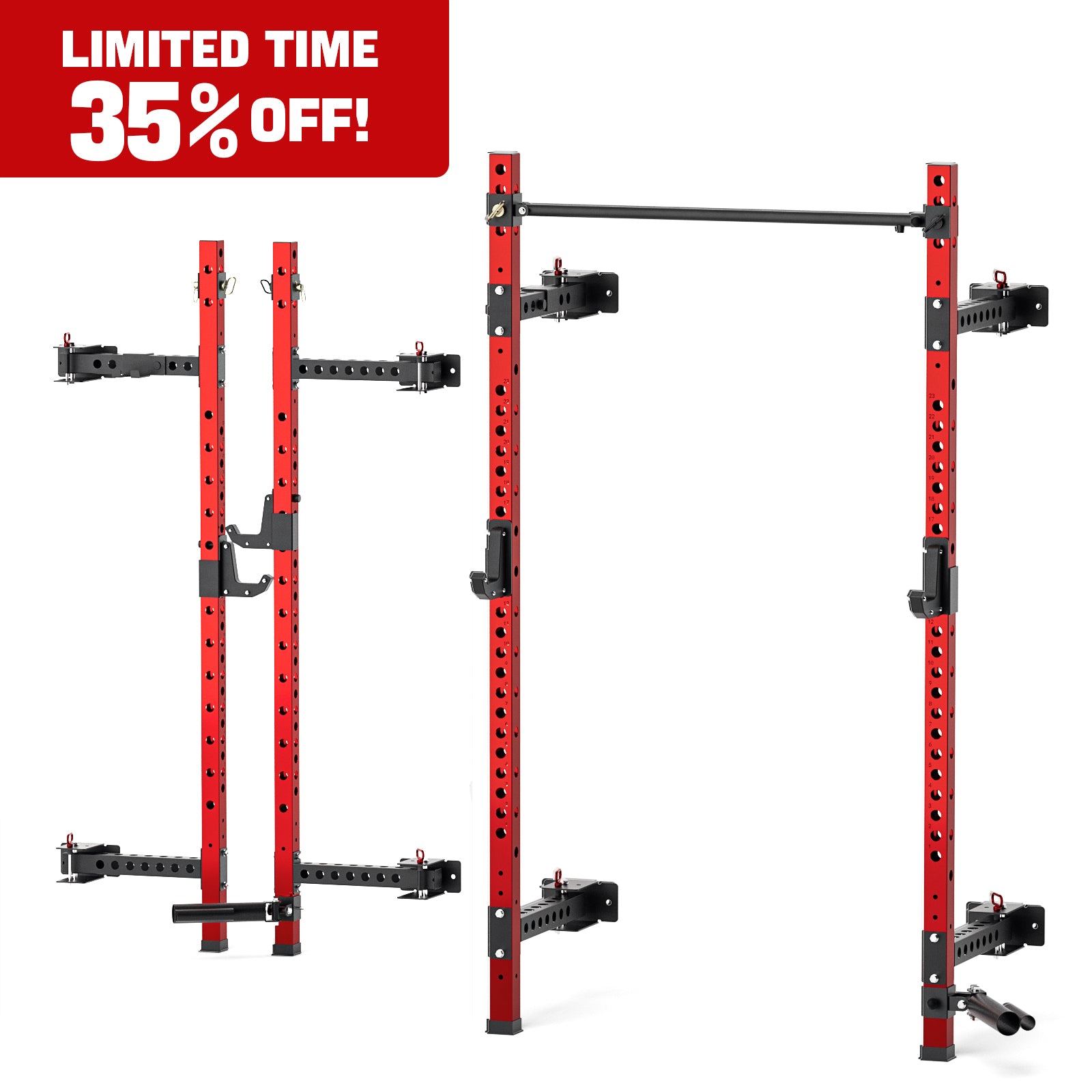 Folding Wall Mounted Squat Rack