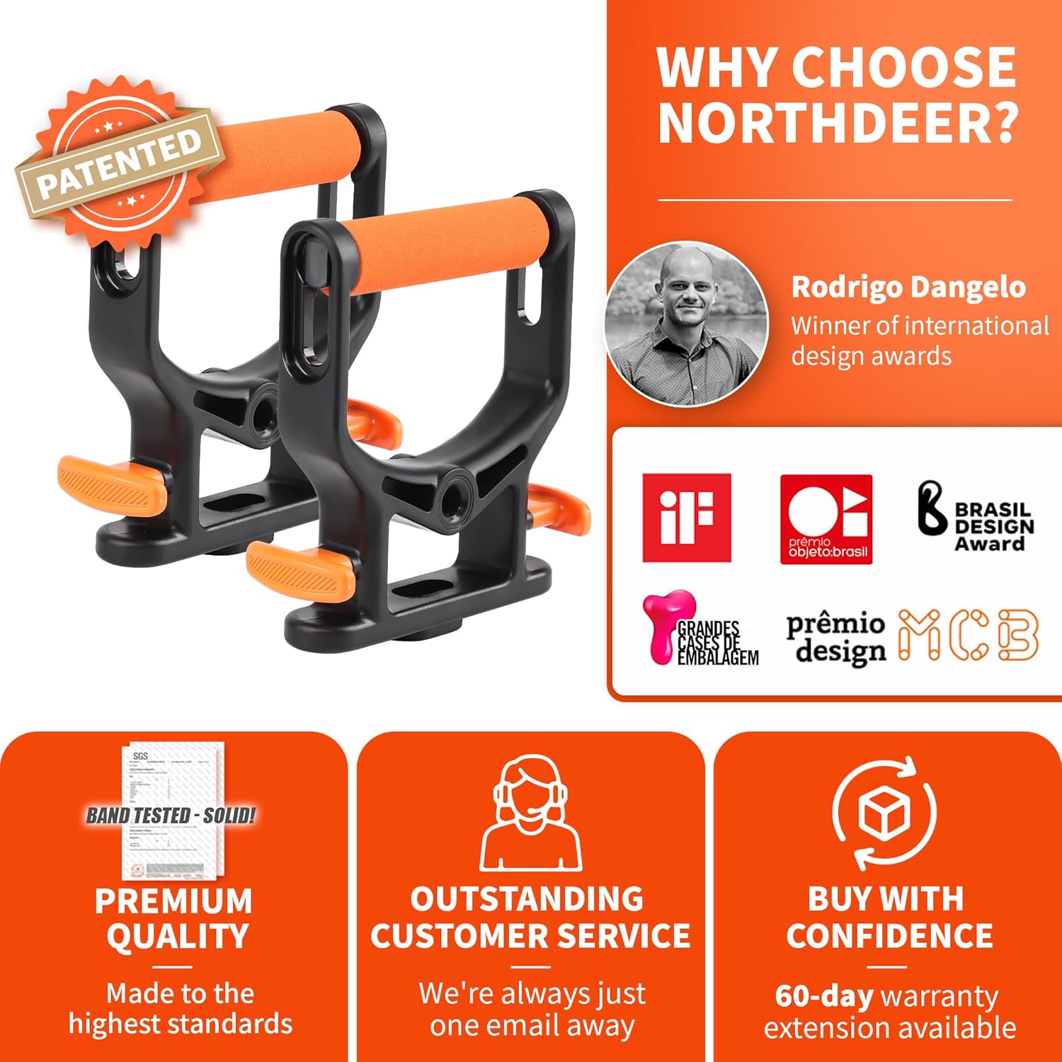 【2025NEW】Resistance Band with Patented Power Handles