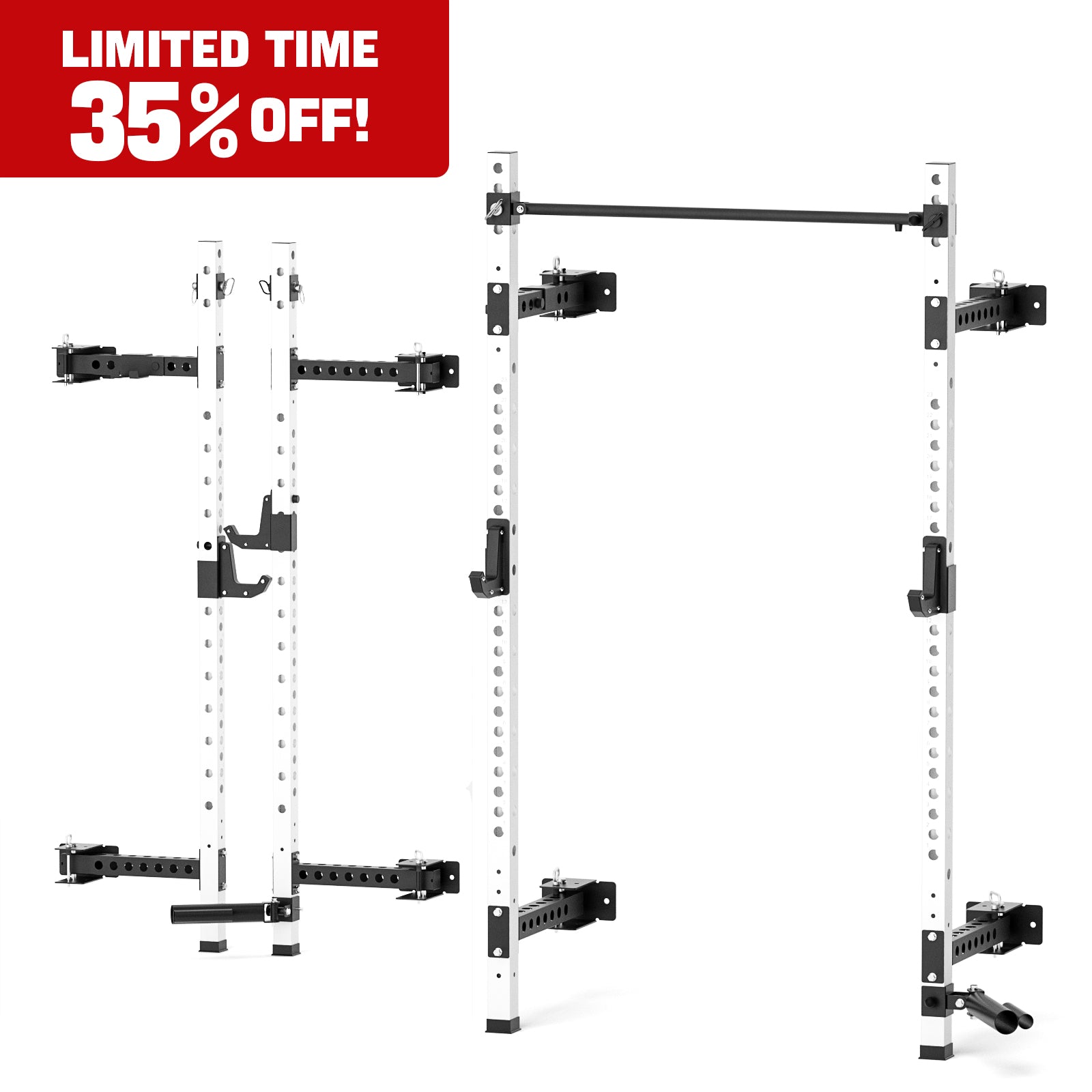 Folding Wall Mounted Squat Rack