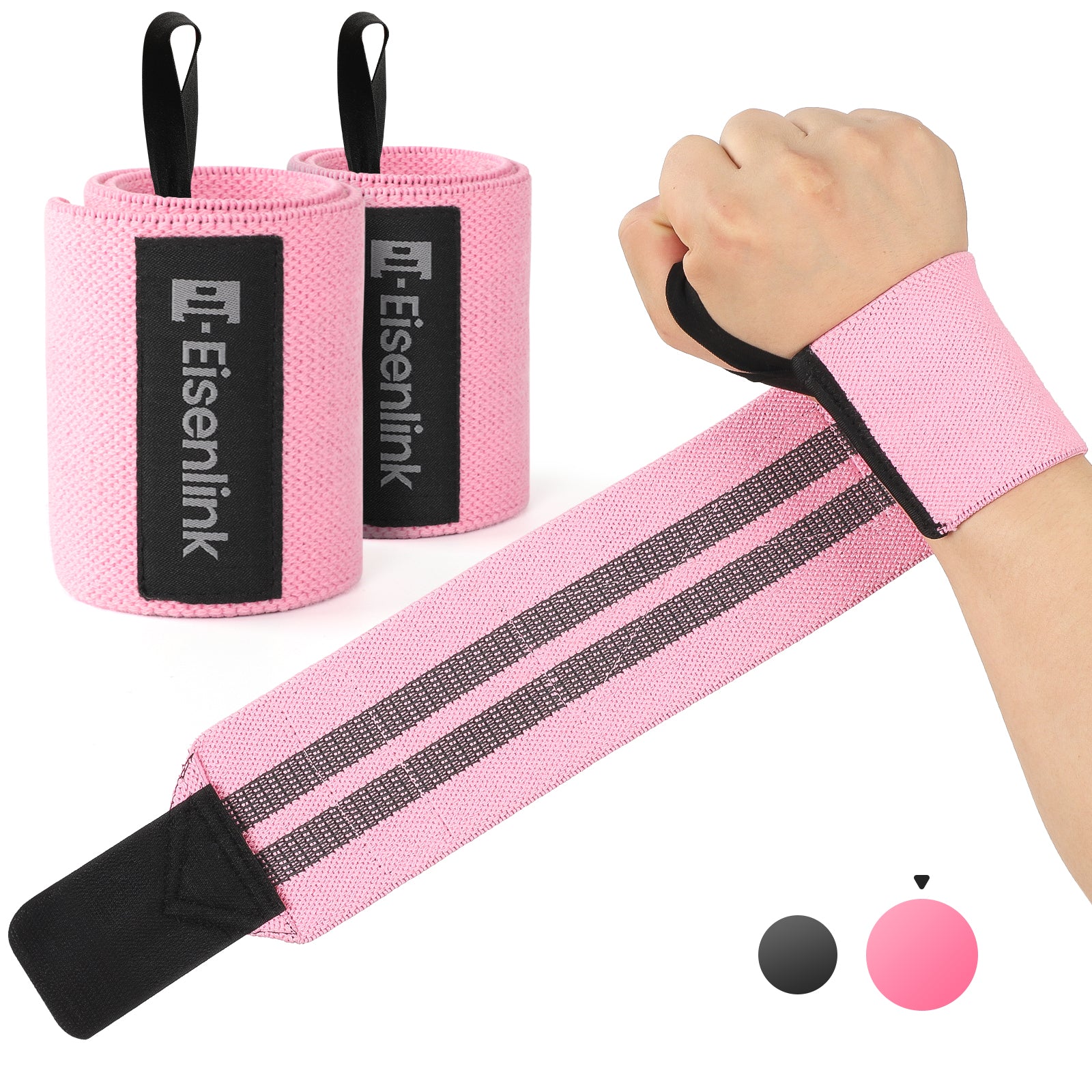 Eisenlink Wrist Wraps for Weightlifting(1 Pair)